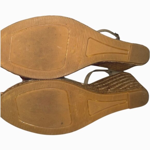 Viscata Barcelona Estartit Canvas Espadrille Wedge Heel Sandals 41 10 Closed Toe - Picture 6 of 6